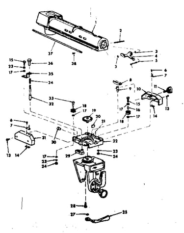 Radial arm assembly