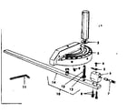 Craftsman 11329960 miter gauge assembly diagram