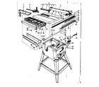 Craftsman 11329954 table assembly diagram