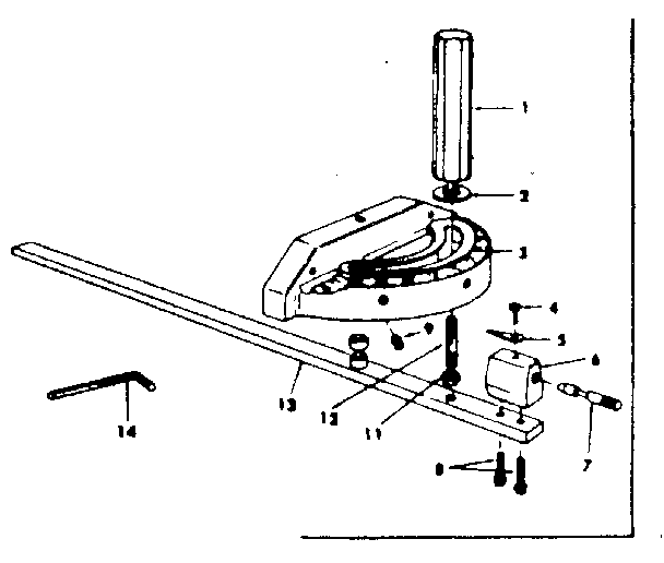Miter gauge assembly