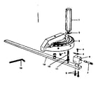 Craftsman 11329970 miter gauge assembly diagram