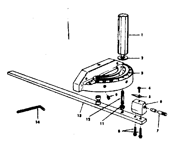 Miter gauge assembly