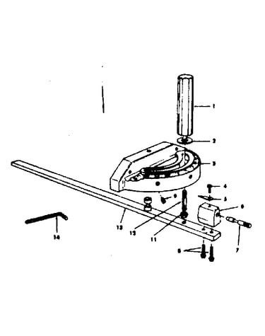 Miter gauge assembly