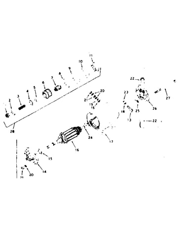 Starter motor no 32468a