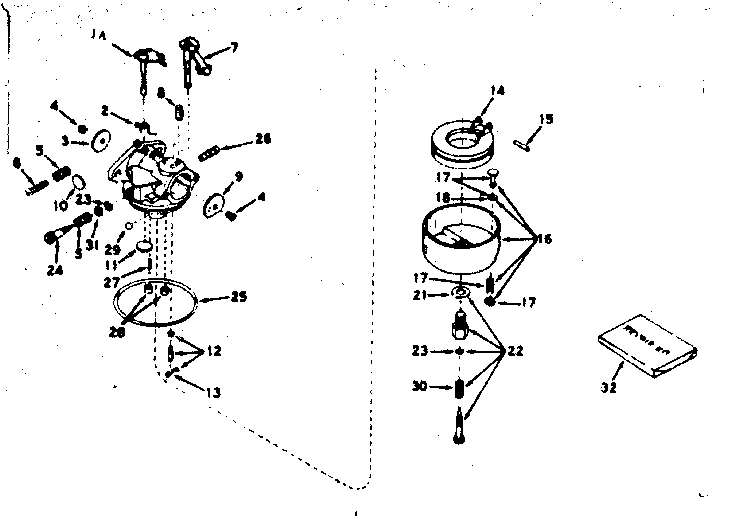 CARBURETOR NO. 631535