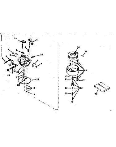 Carburetor no. 631535