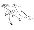 Craftsman 53681681 handle assembly diagram