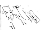 Craftsman 53681682 handle assembly diagram