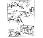 Craftsman 53682400 auger and gear case assembly diagram