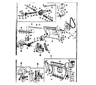 Craftsman 53682401 auger and gear case assembly diagram