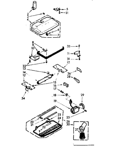 Cleaner & attach. parts