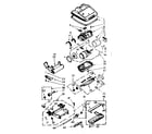 Kenmore 11630600 nozzle and motor diagram
