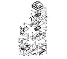 Kenmore 11630950 nozzle and motor diagram