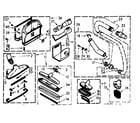 Kenmore 11640400 attachment parts diagram