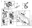 Kenmore 11640590 attachment parts diagram