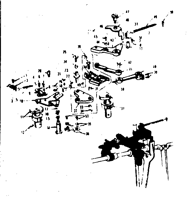 Zigzag guide assembly