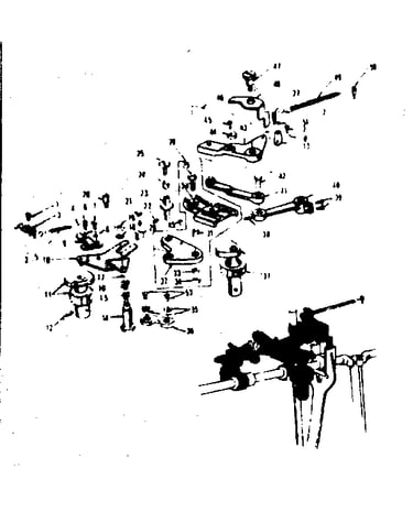 Zigzag guide assembly