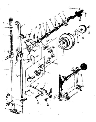 Presser bar assembly