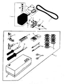 Motor and attachment parts