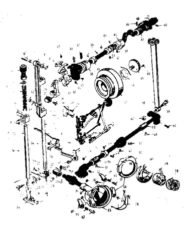 Presser bar  and shuttle assembly