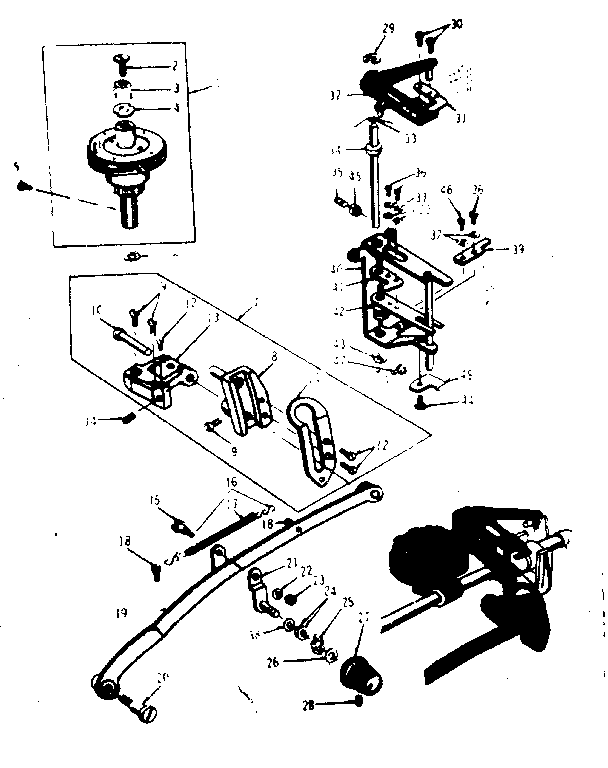 Zigzag guide assembly