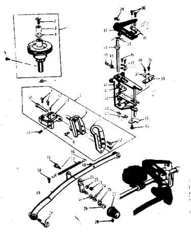 Zigzag guide assembly