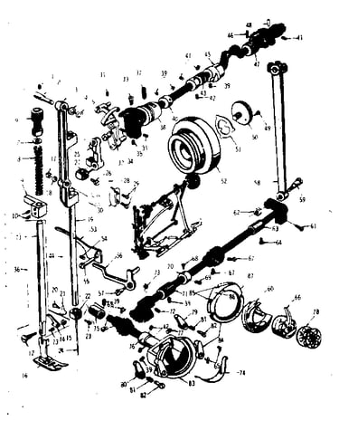 Presser bar and shuttle assembly