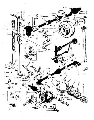 Presser bar  and shuttle assembly