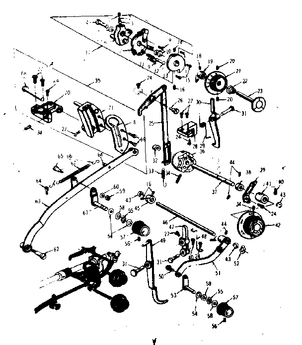 Zigzag guide assembly