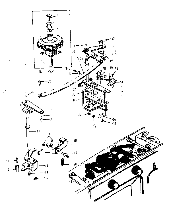 Geared cam assembly