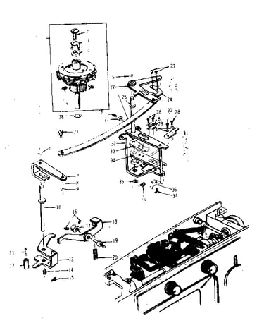 Geared cam assembly