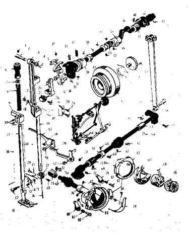Presser bar and shuttle  assembly