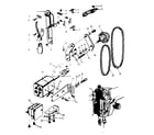 Kenmore 15818021 motor assembly diagram