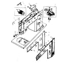Kenmore 15818022 bobbin winder and face plates diagram