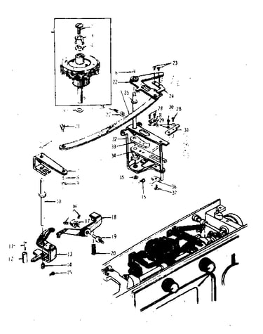 Geared cam assembly
