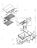 Grill and burner section