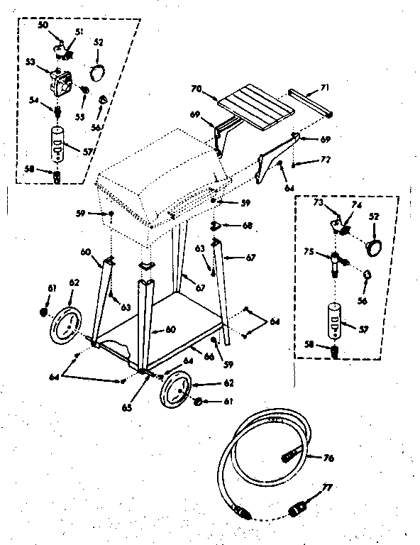 PATIO GRILL CART