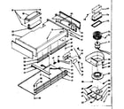 Kenmore 1035266761 hood and blower assembly diagram