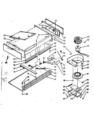 Hood and blower assembly