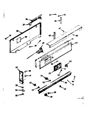 Backguard section