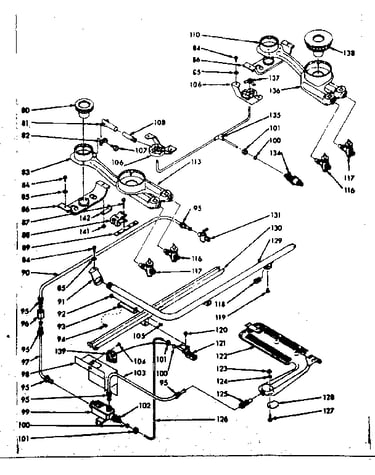 Burner section