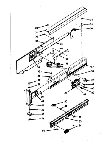 Backguard section