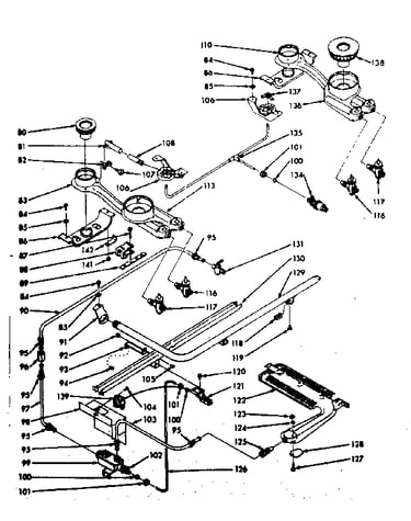 Burner section