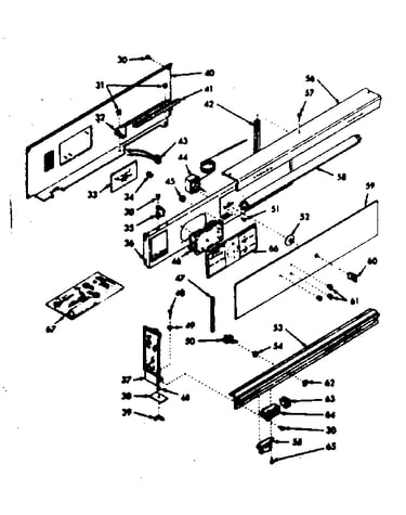 Backguard section