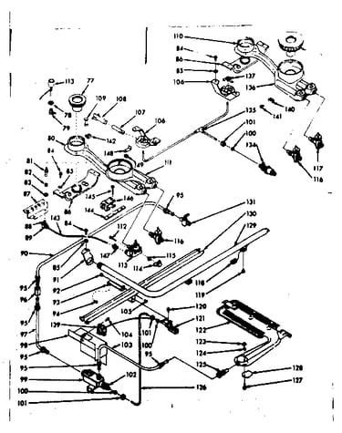 Burner section