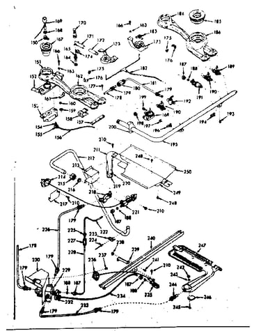 Burner section