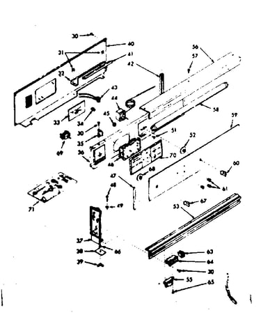 Backguard section