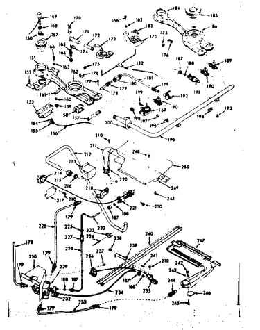 Burner section