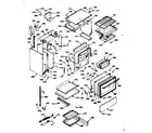 Kenmore 1037187001 body section diagram