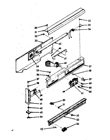 Backguard section